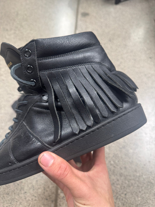 Saint Laurent SL/18 ‘Fringe’ Leather Sneakers