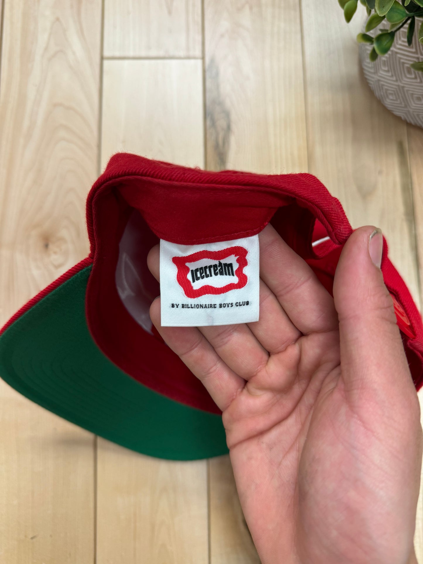 2000s Billionaire Boys Club x Ice Cream ‘Running Dog’ Logo Snapback Hat