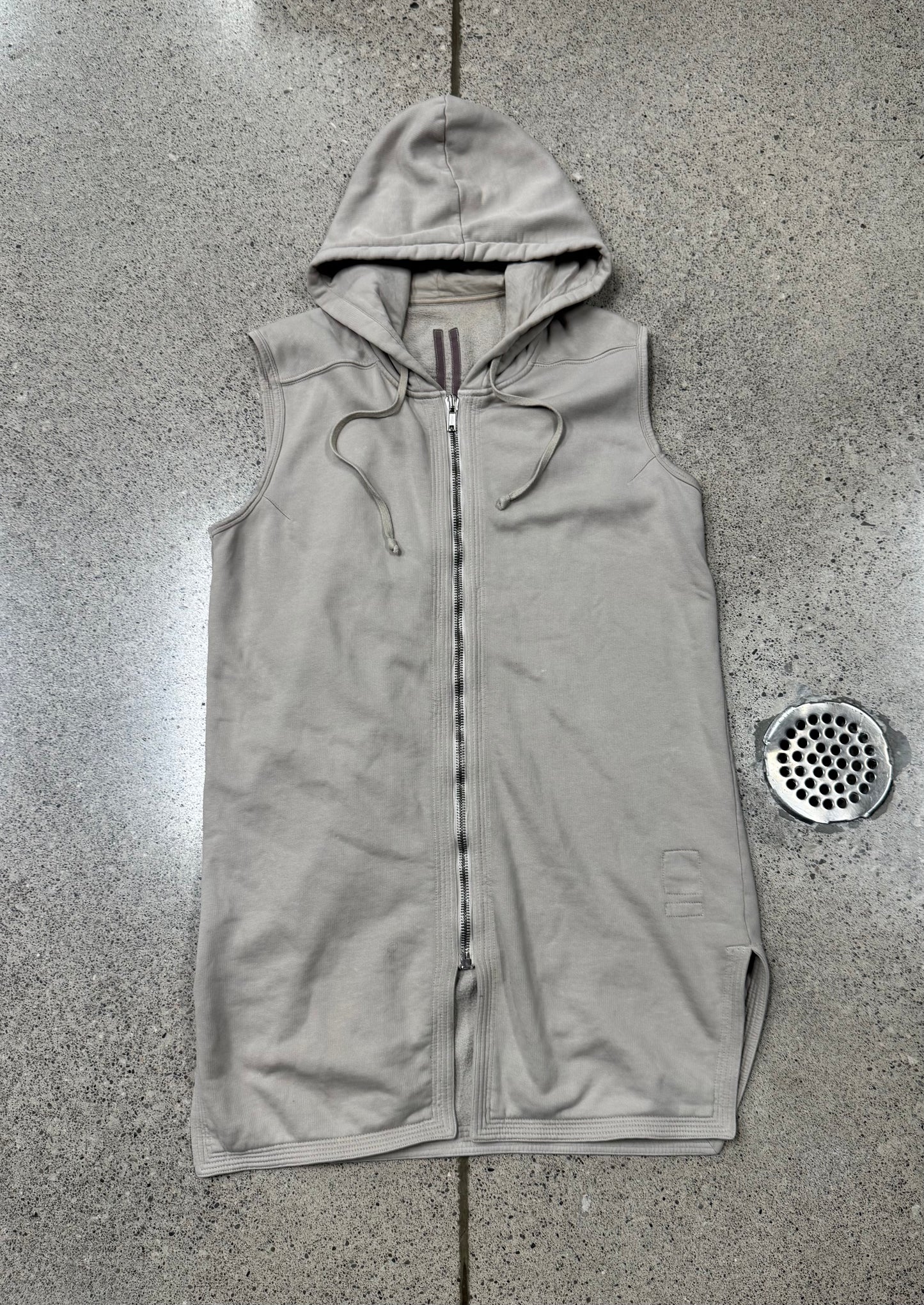 Rick Owens DRKSHDW Long Sleeveless Hoodie