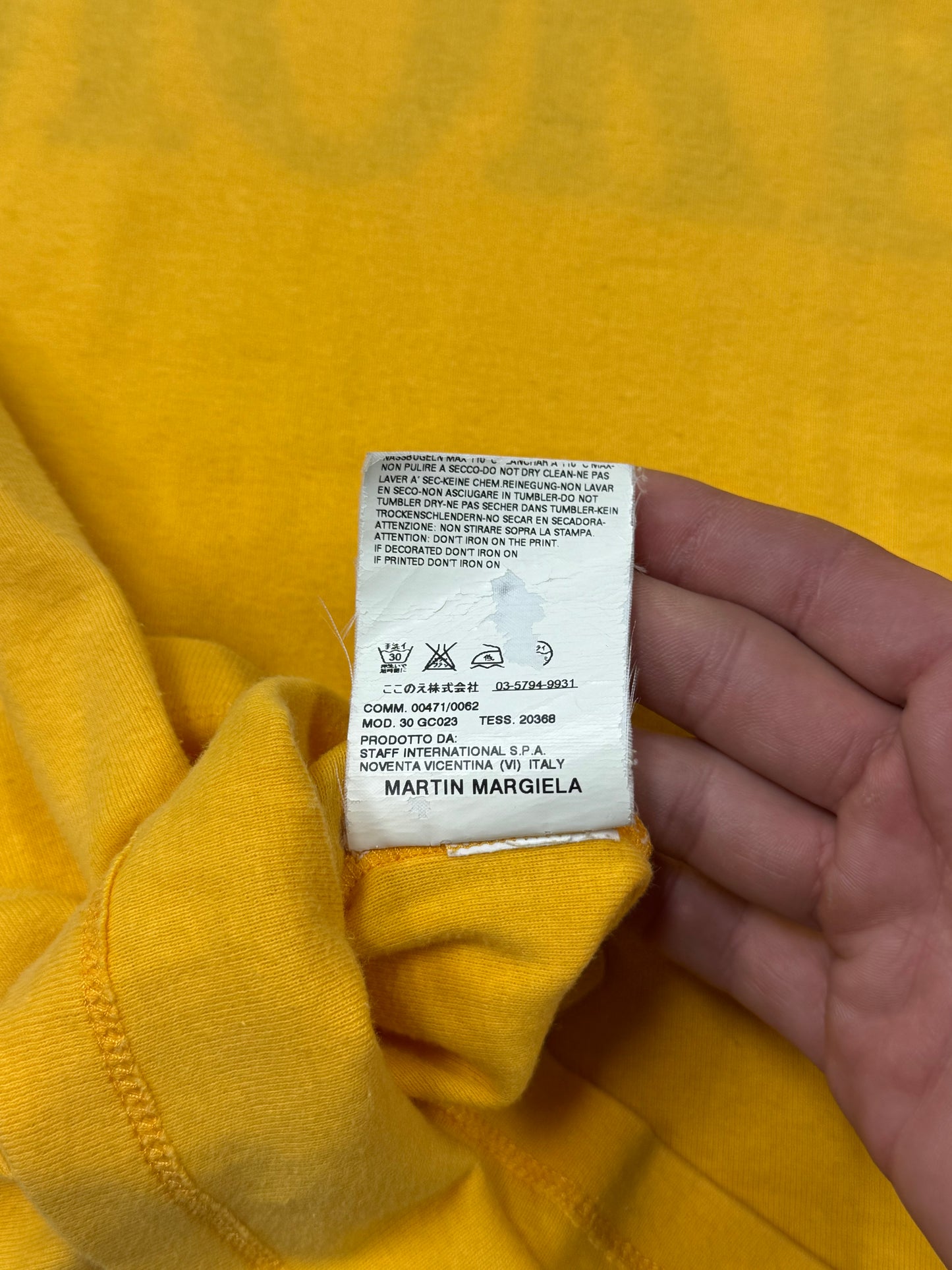 AW2006 Maison Martin Margiela ‘I Don’t Smoke’ Reversible T-Shirt