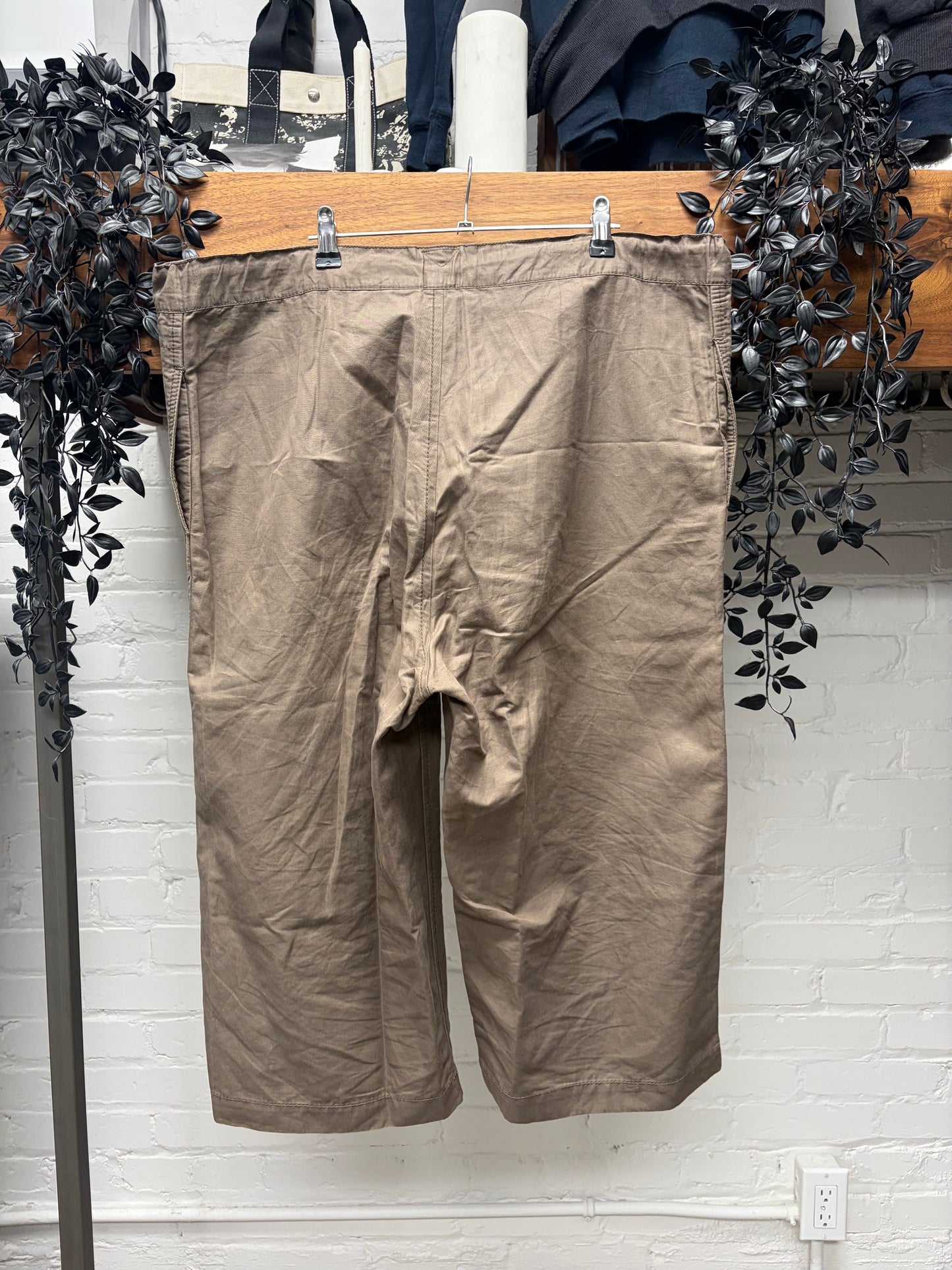 2017 Comme Des Garçons Tricots Cotton Capri Drawstring Shorts