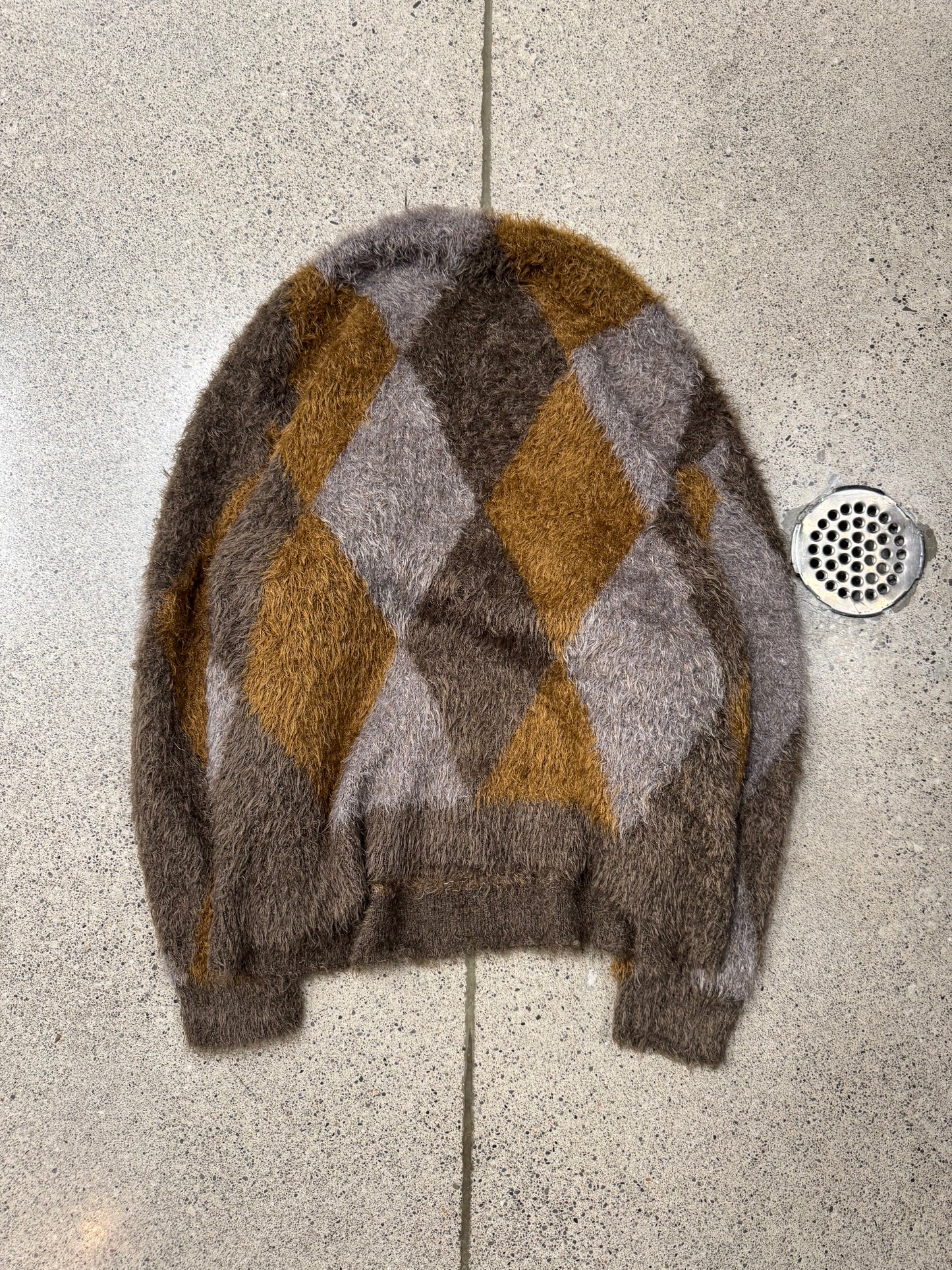 Number (N)ine Argyle Knit Sweater