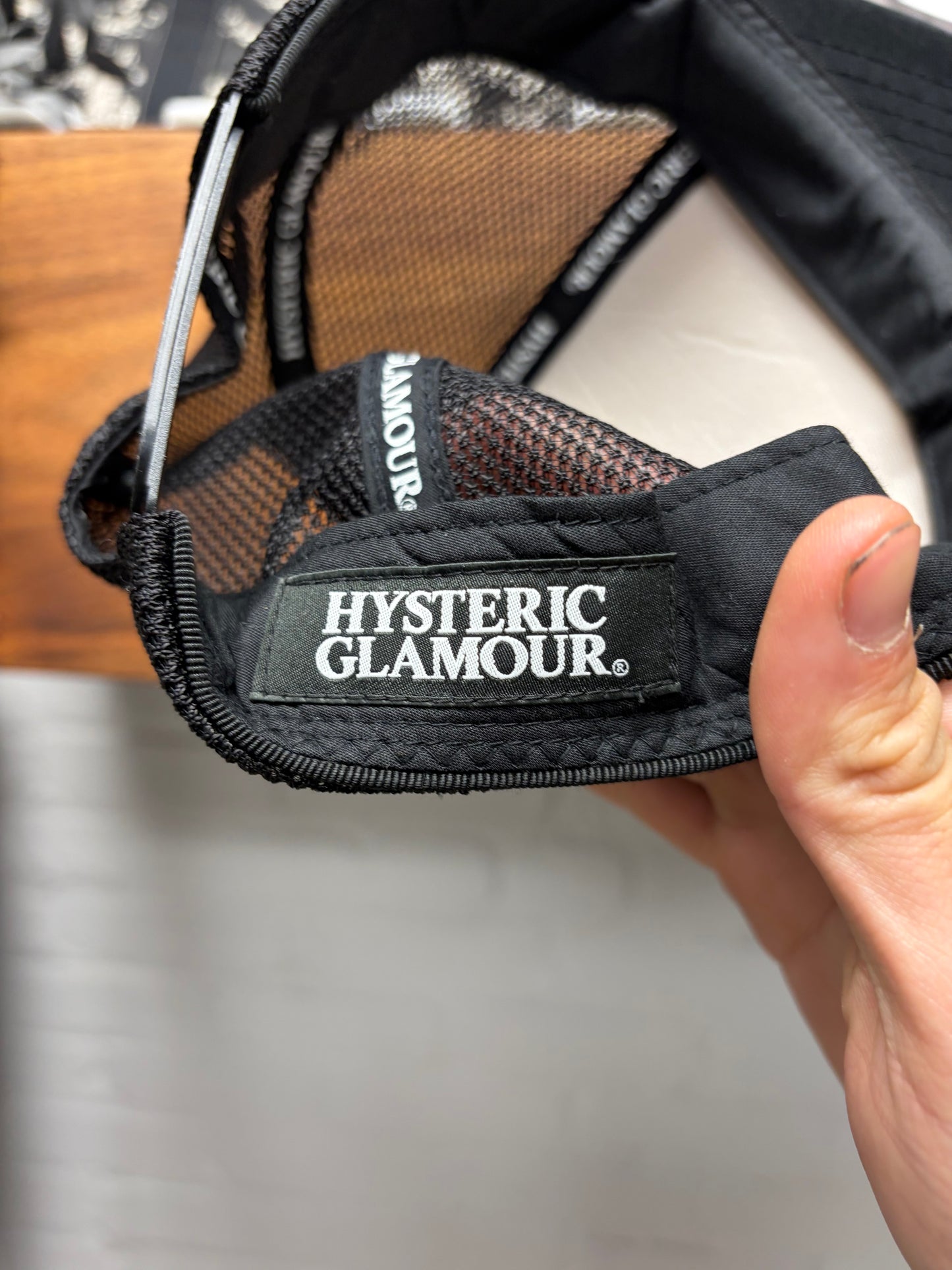 Hysteric Glamour ‘H Logo’ Black Snapback Trucker Hat