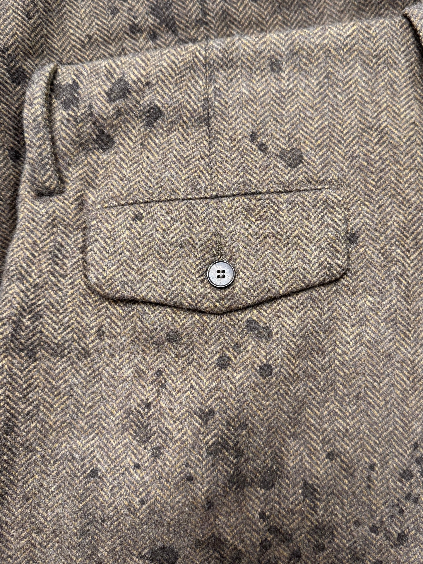 AW2024 Enfants Riches Deprimes ‘Oil Stained’ Wide Leg Wool Trousers
