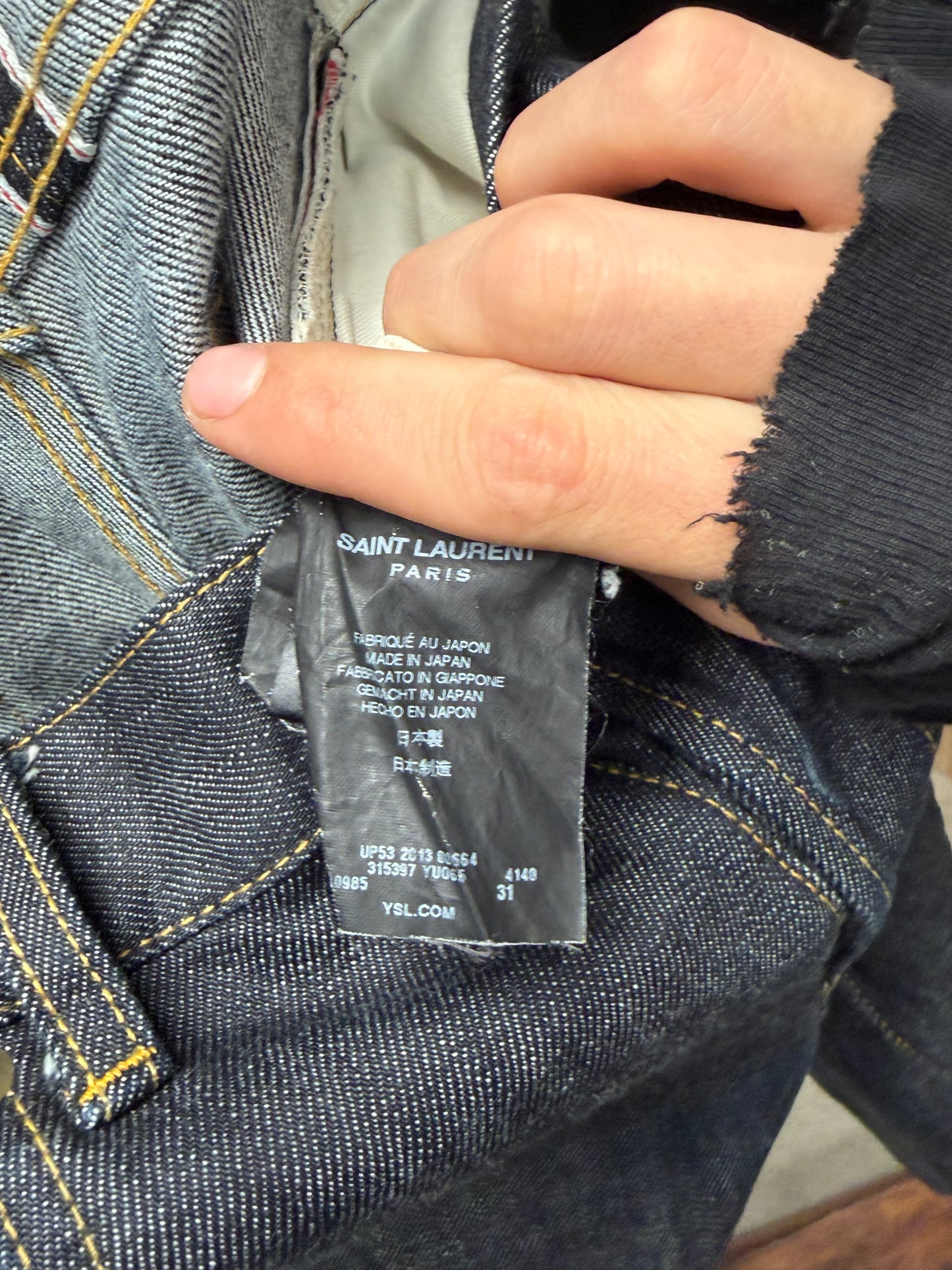 SS2013 Saint Laurent by Hedi Slimane ‘D03’ Selvedge Denim