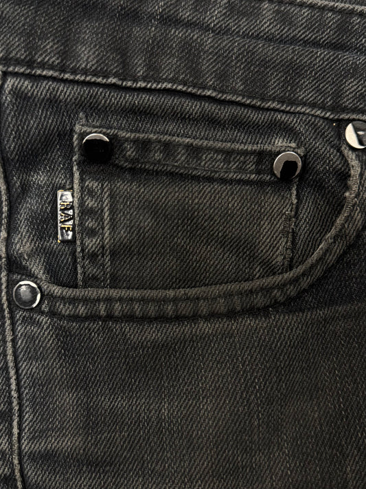 RAF by Raf Simons Black Slim/Skinny Denim