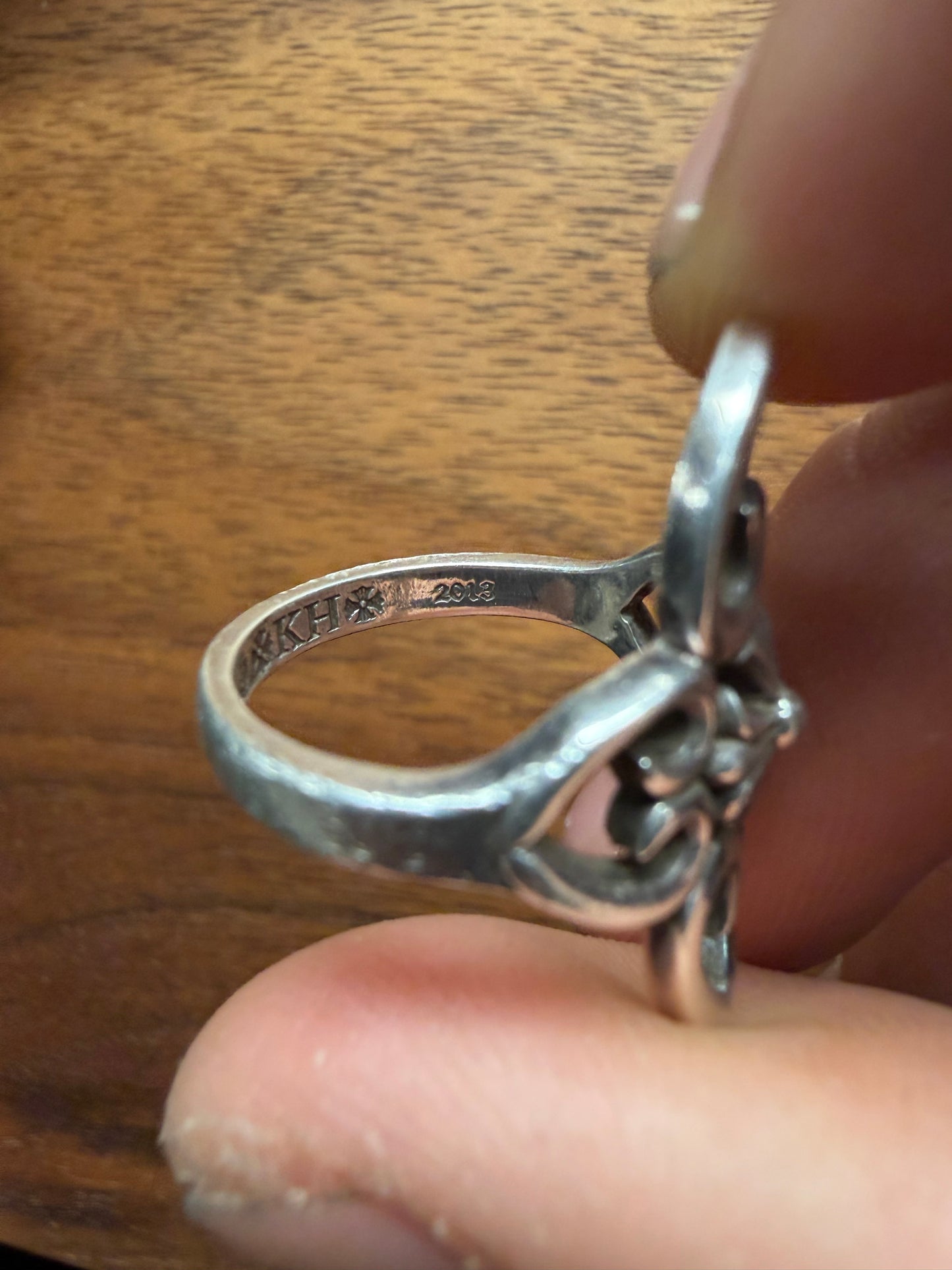 2013 Chrome Hearts x Kate Hudson ‘Flowering Plus Cross’ Ring