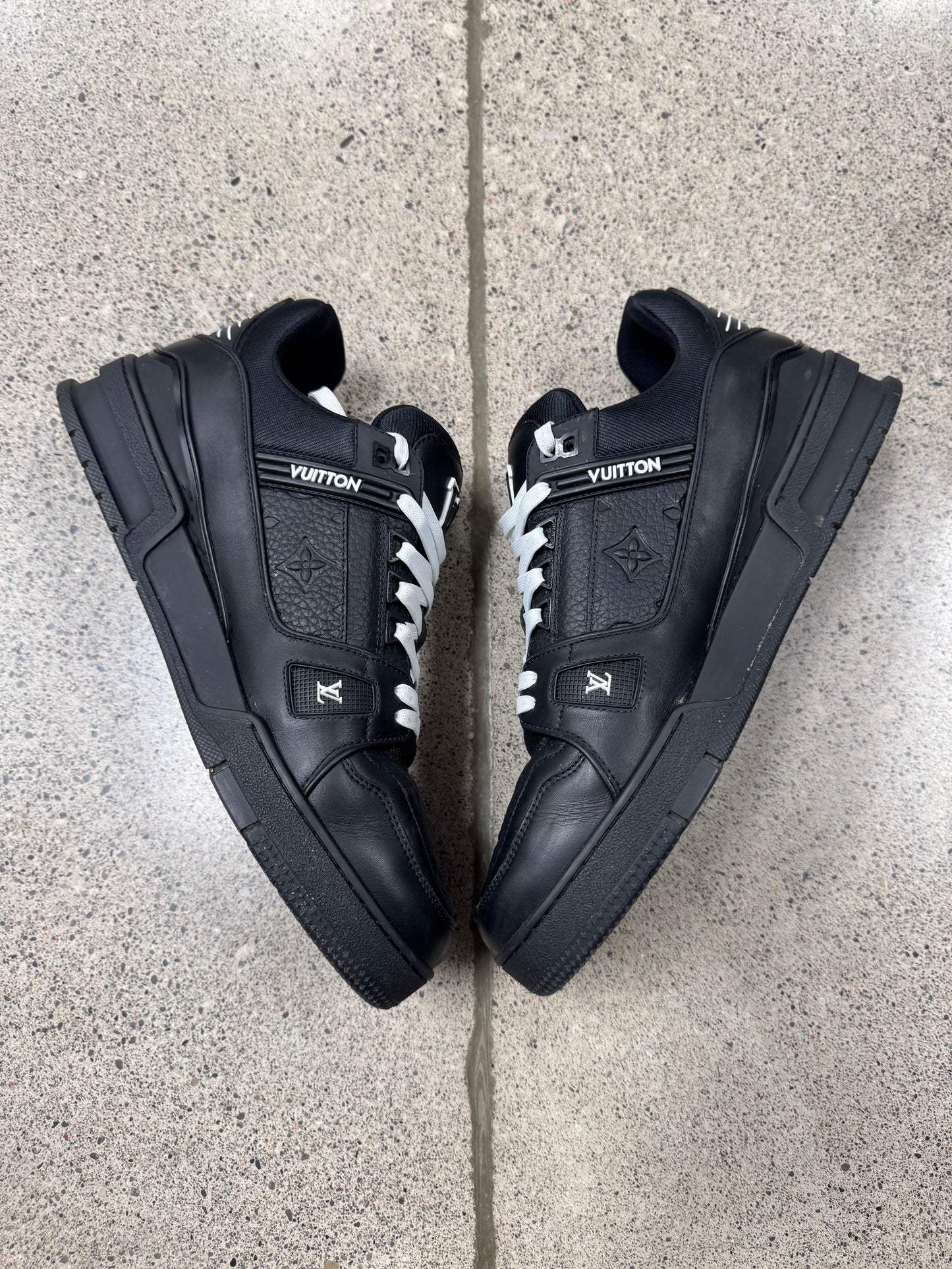 Louis Vuitton ‘Embossed Monogram’ Leather LV Trainers