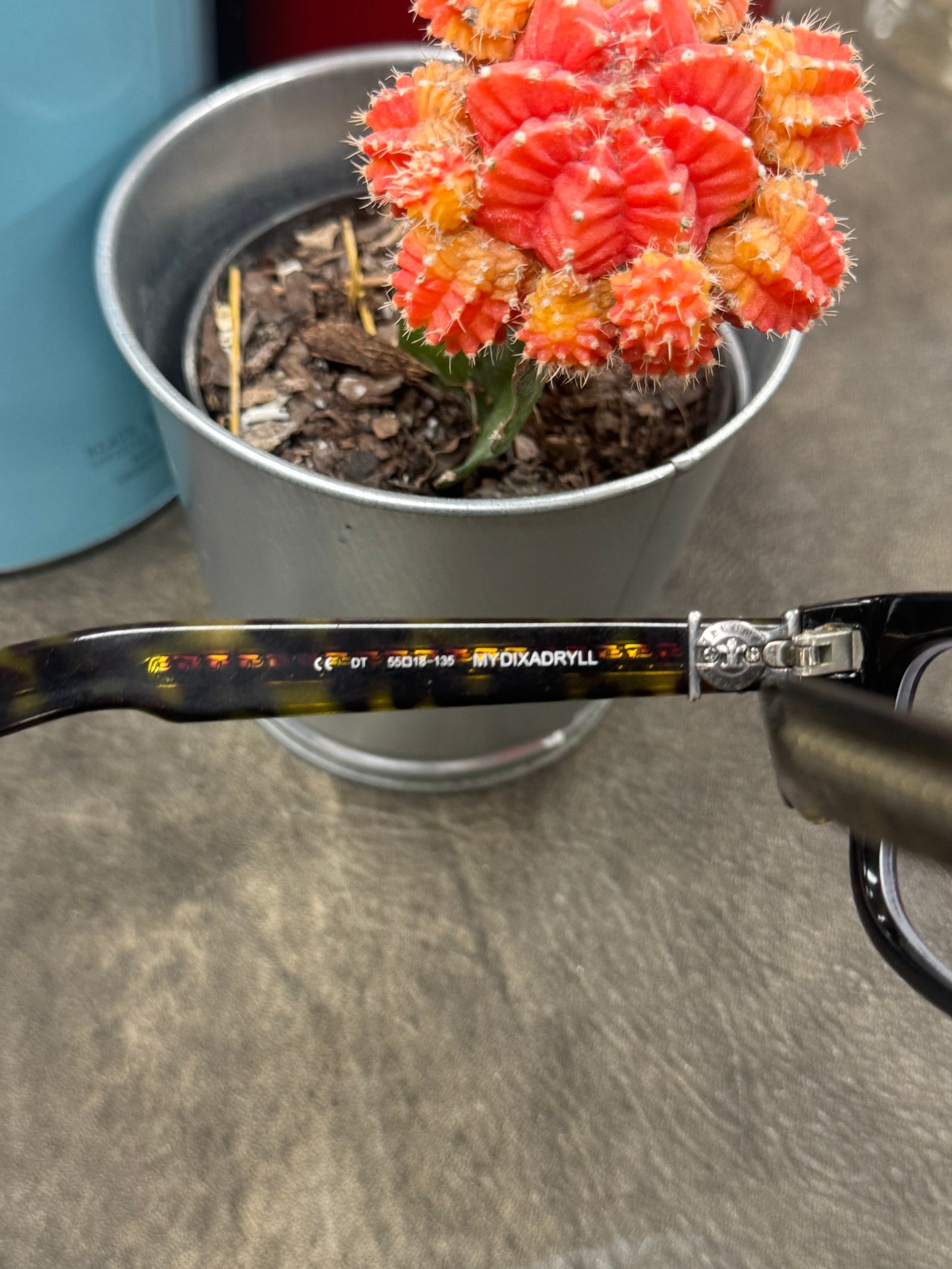 Chrome Hearts ‘Mydixadryll’ 925 Fleur Cross Prescription Frames