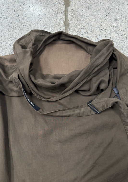 Vintage Yohji Yamamoto ‘Wrap Collar’ Silk Blend Top