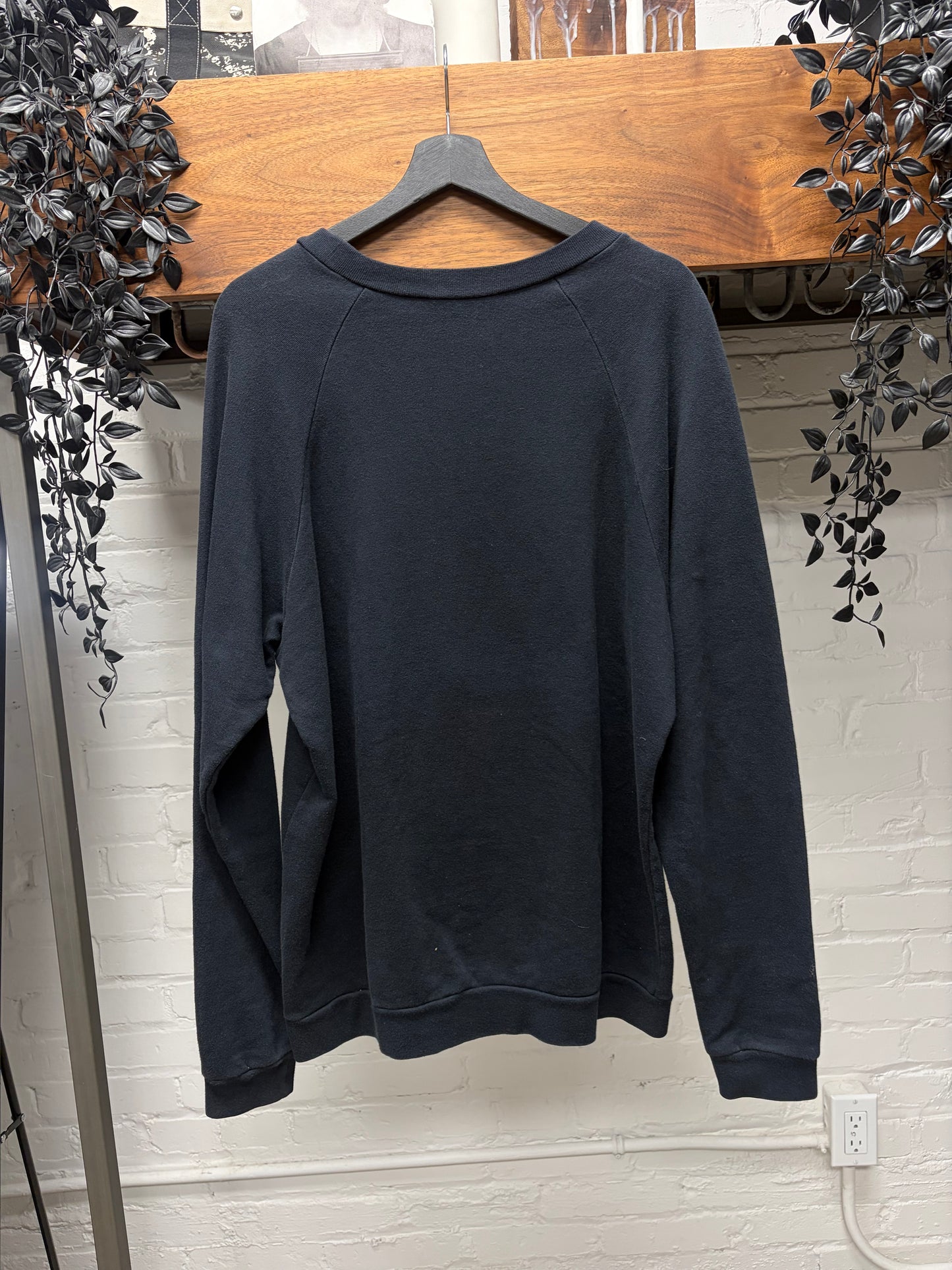 Raf Simons ‘History of my World’ Haunted Places Patchwork Black Sweatshirt