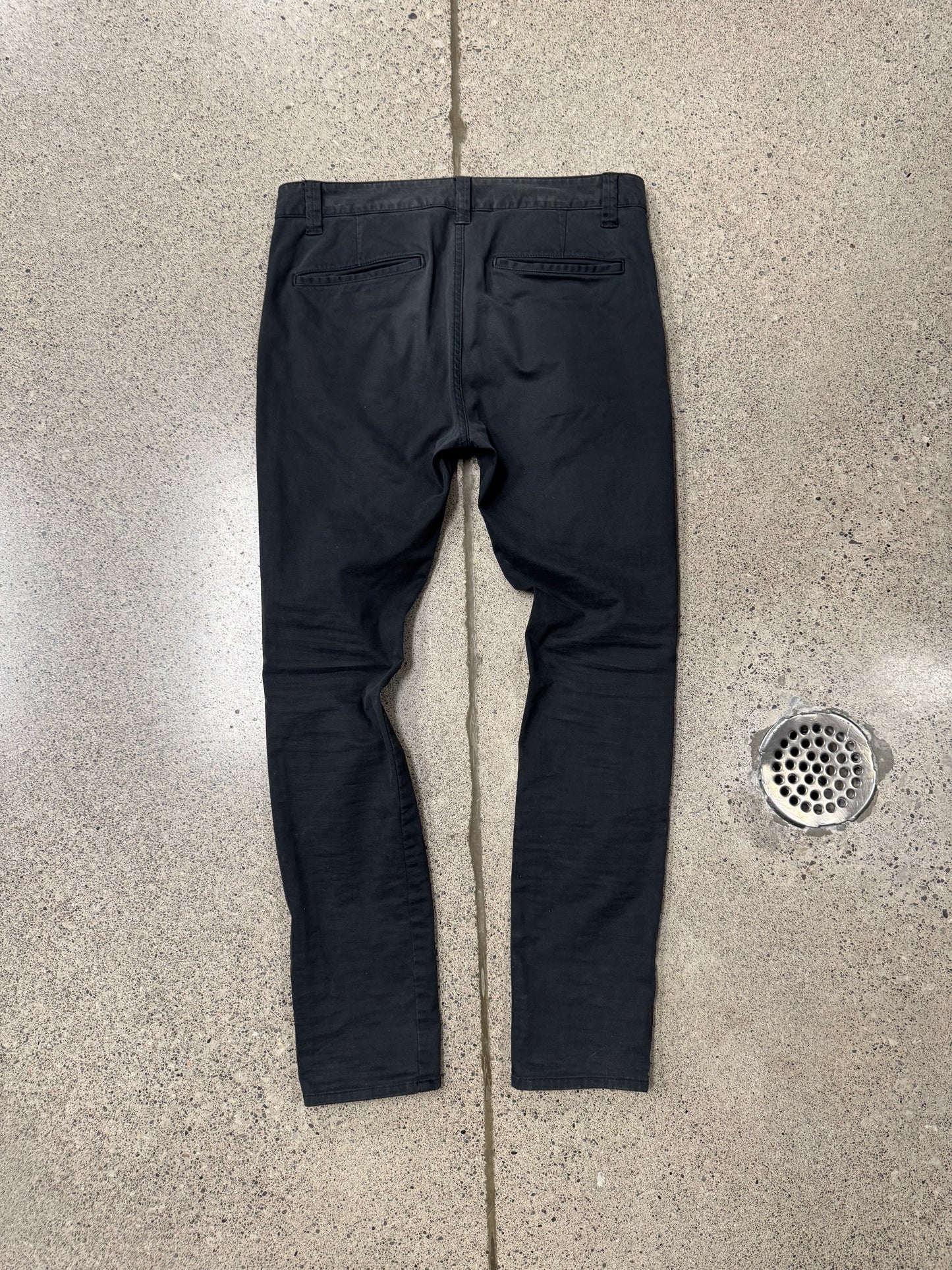 SS2014 Undercover Distressed Black Skinny Jeans