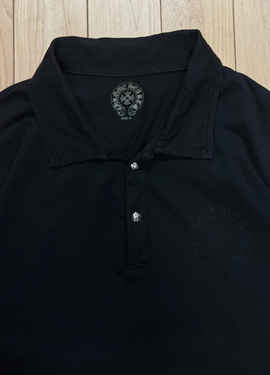Chrome Hearts ‘Horseshoe’ Logo 2 Button Polo