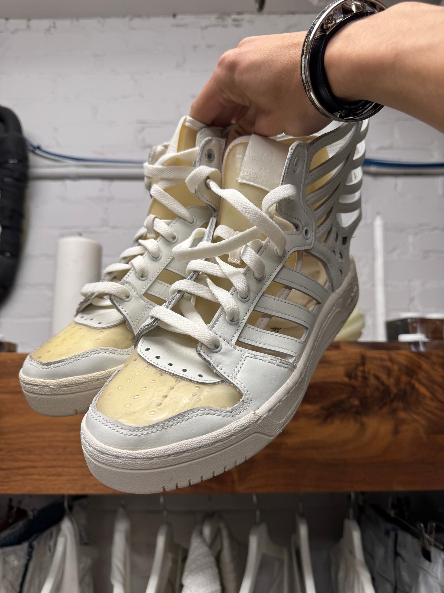 Jeremy Scott x Adidas Wings 1.0 ‘Cutout’ High Top Sneakers