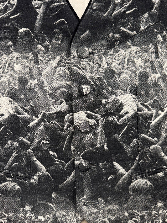 AW2009 Number (N)ine x Charles Peterson ‘Moshpit’ Jacquard Woven Vest