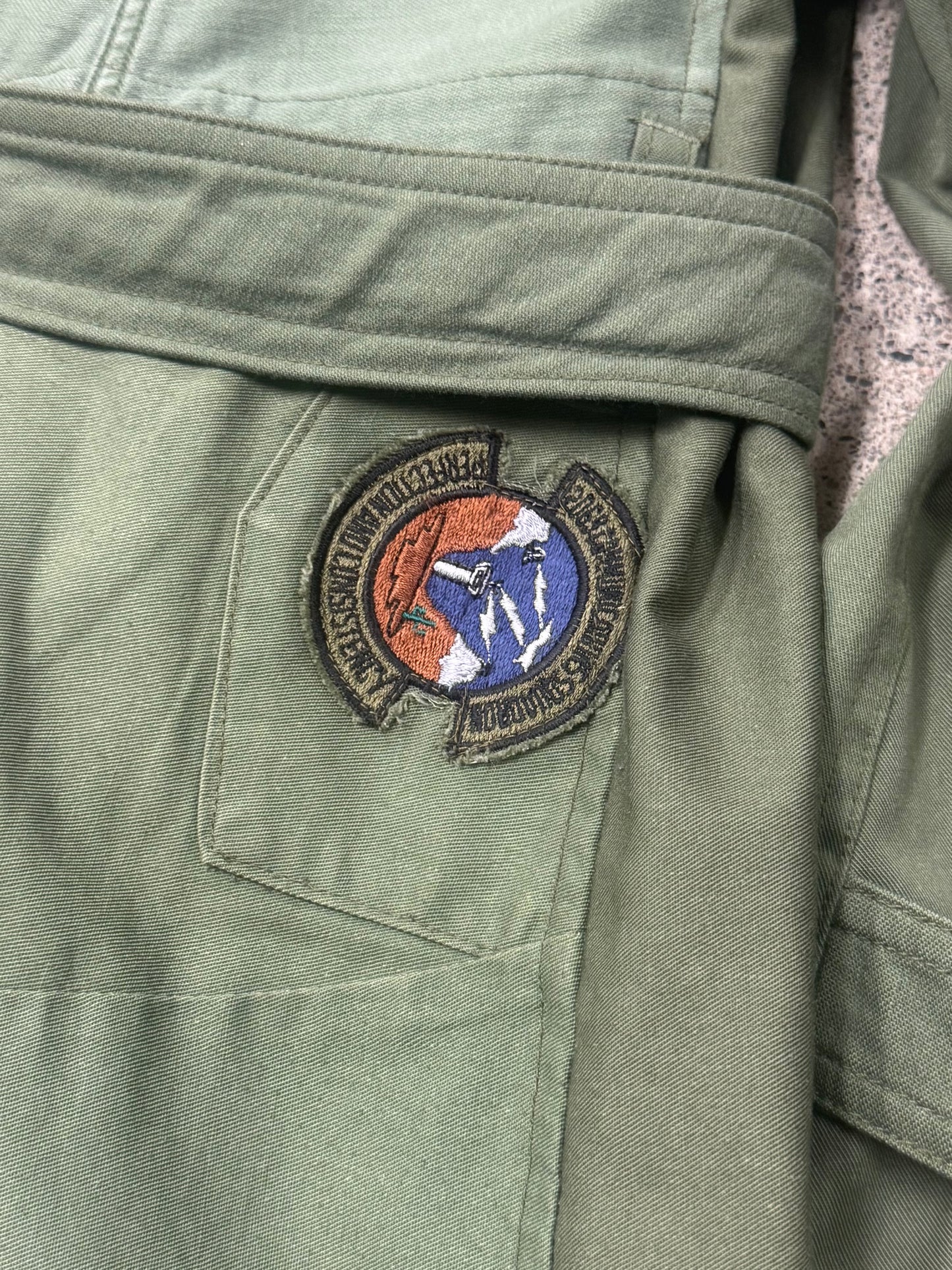 Needles Military Canvas Green Trench Coat