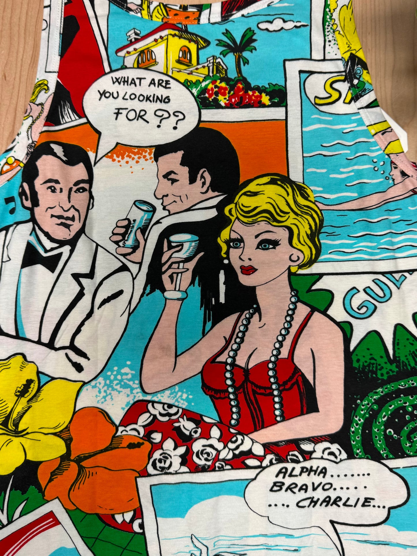 2000s Dolce & Gabbana ‘Comic Strip’ Tank Top