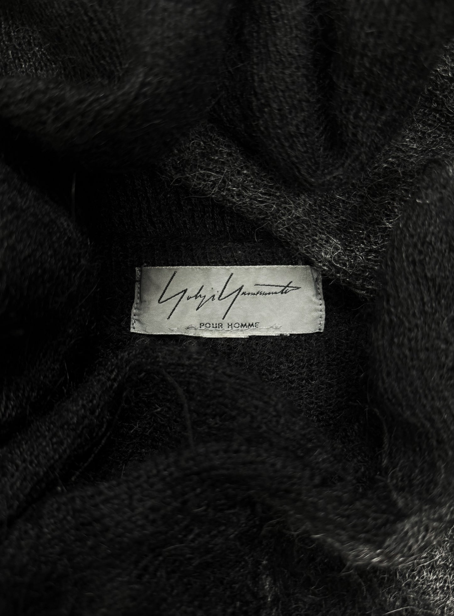 AW2004 Yohji Yamamoto Pour Homme Alpaca “Burnt’ Knit Sweater