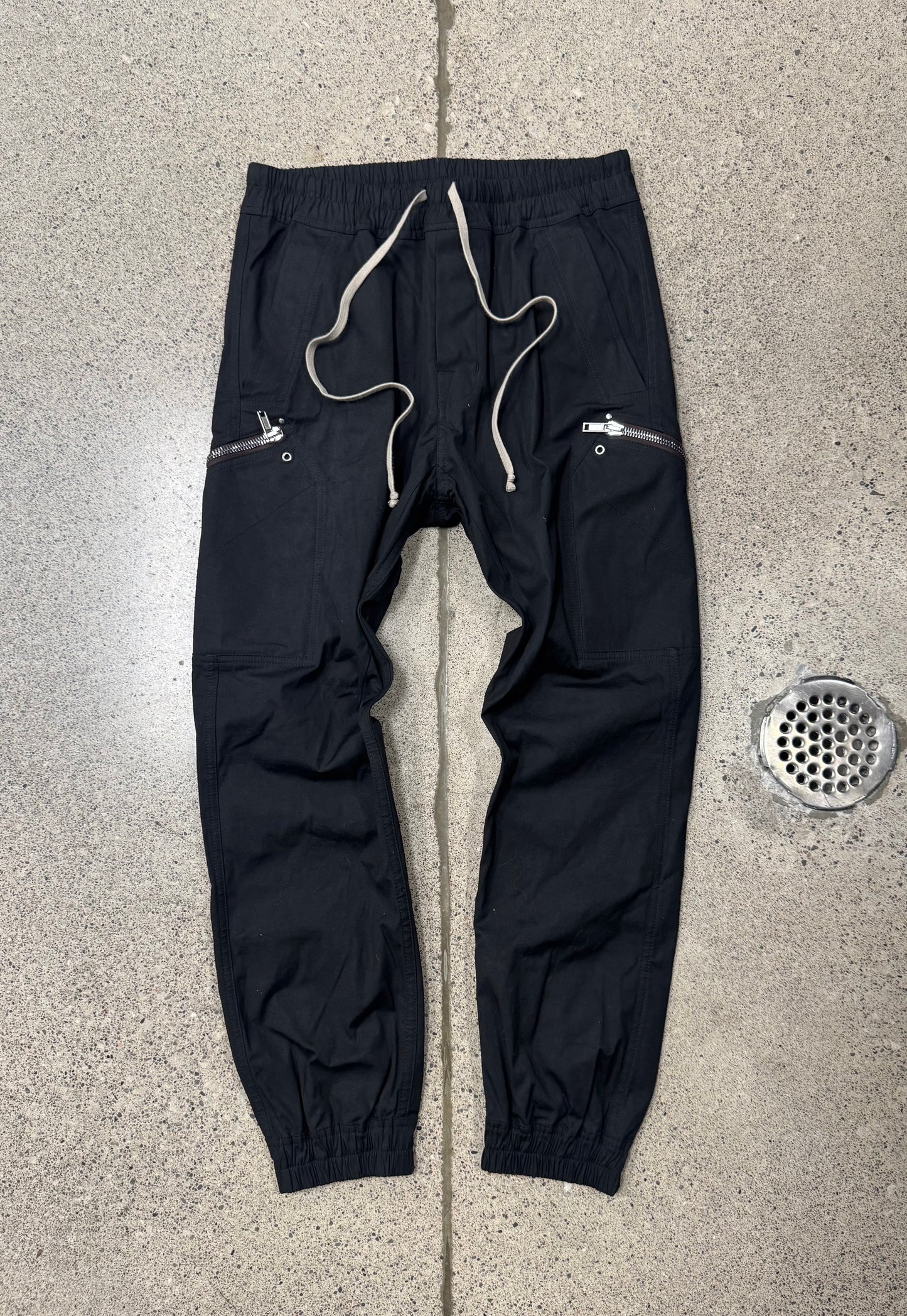 AW2020 Rick Owens ‘Performa’ Side-Zip Joggers