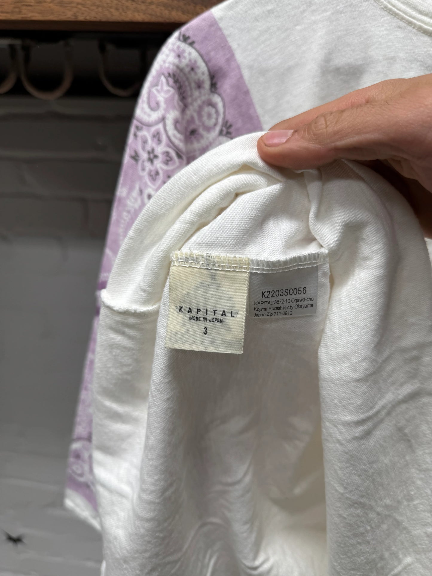 Kapital ‘Bandanna’ Paisley Jumbo Oversized T-Shirt