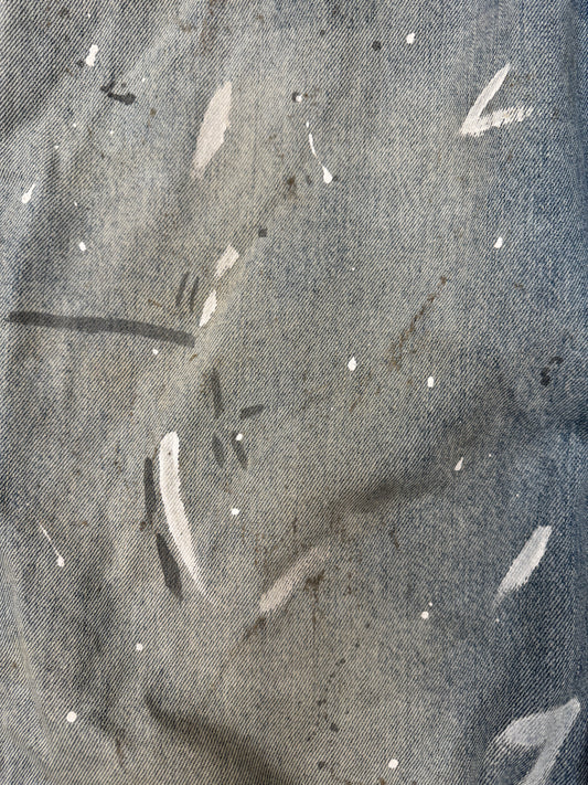 Acne Studios ‘Paint Splatter’ Super Baggy Denim