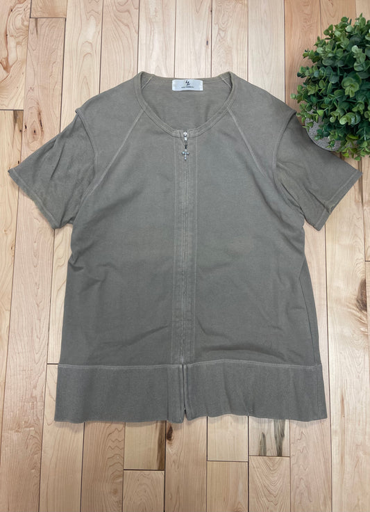 Vintage 1990s Yohji Yamamoto Y’s Zip Up T-Shirt