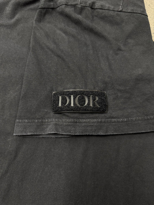 Dior Patch Logo Black T-Shirt