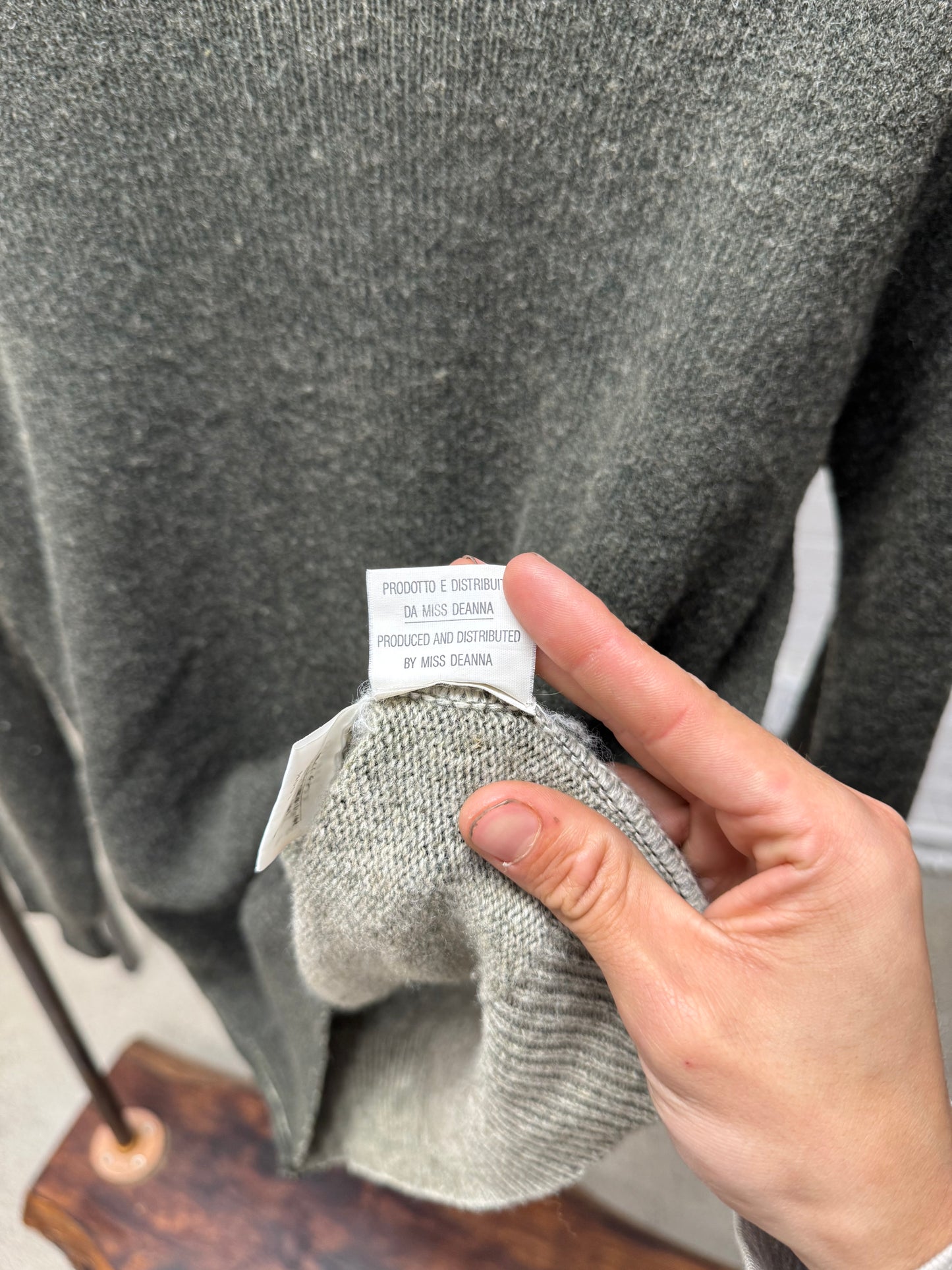 90s Maison Margiela ‘Miss Deanna’ Produced Wool Sweater