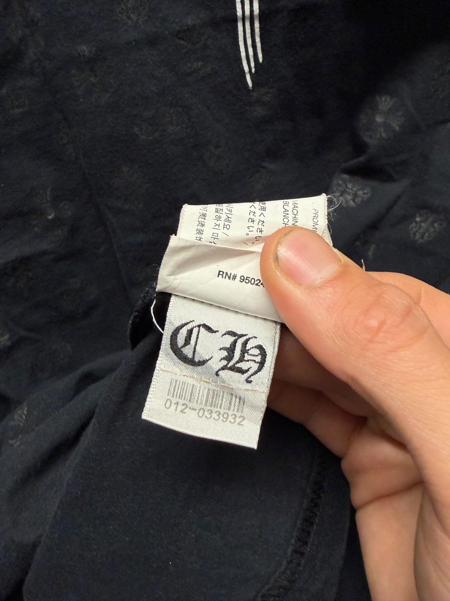 Chrome Hearts ‘RS3’ Monogram Black Horseshoe Logo T-Shirt