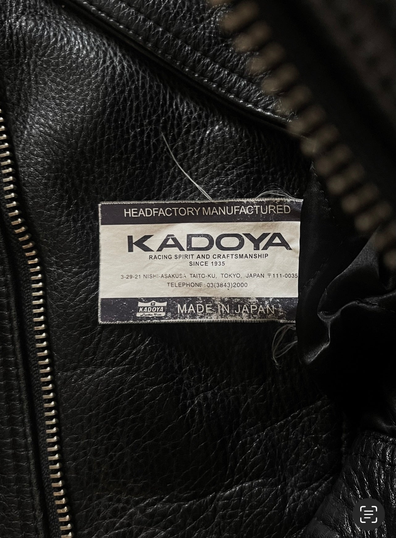 Kadoya Battlesuit Armoured Black Leather Biker Jacket