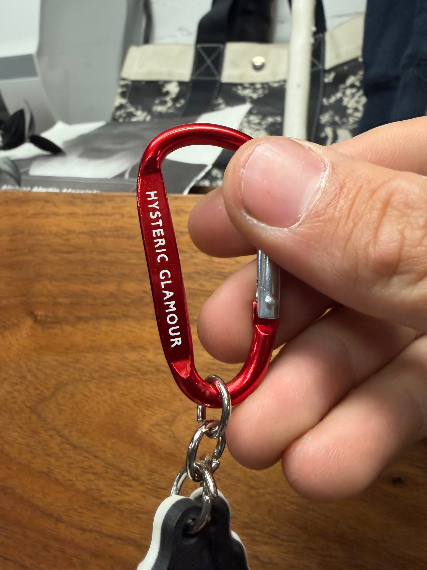 Hysteric Glamour Two Piece Key-Charm Set + Carabiner