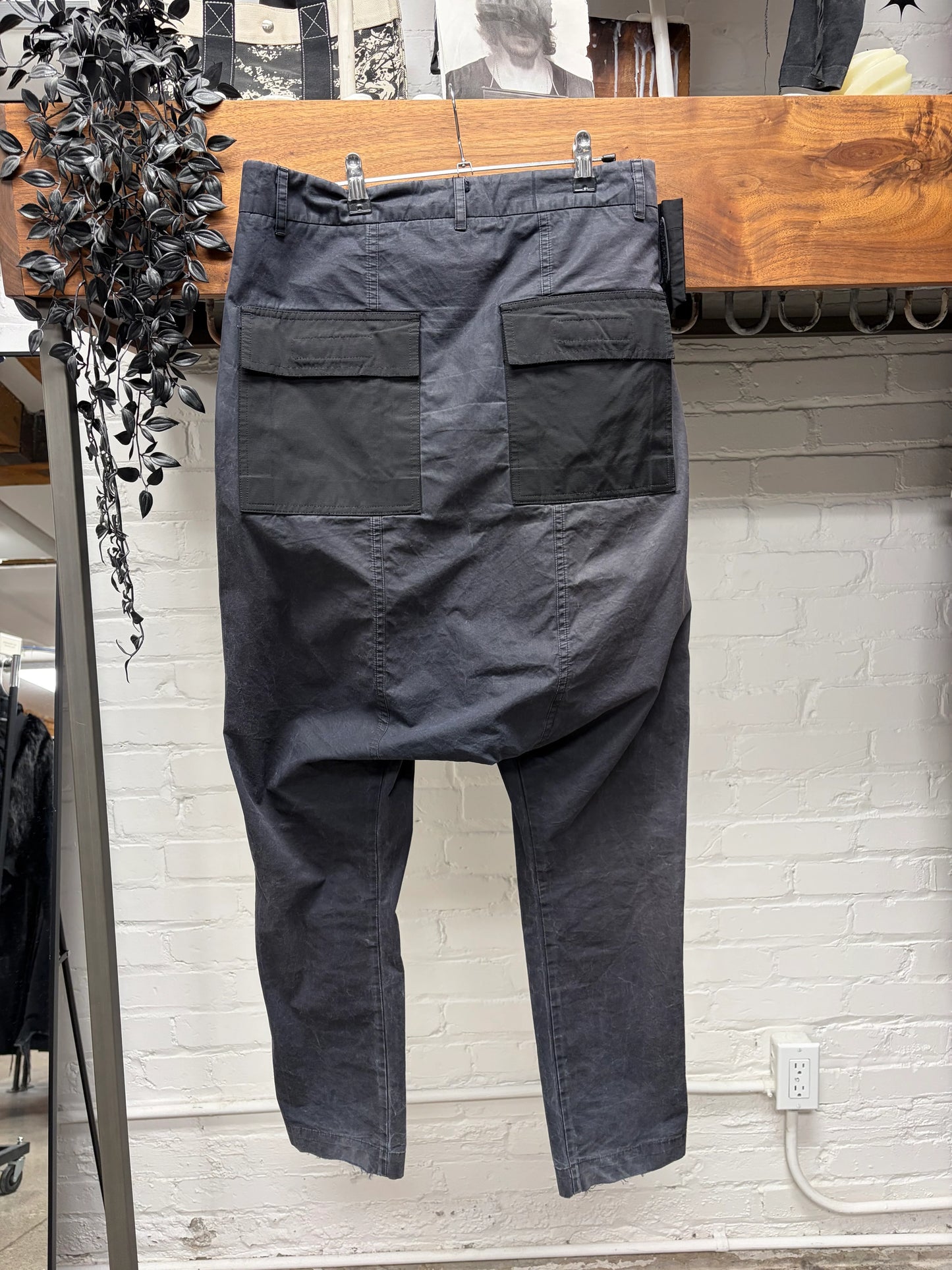 2013 Rick Owens ‘Memphis’ Black Patchwork Panelled Pants
