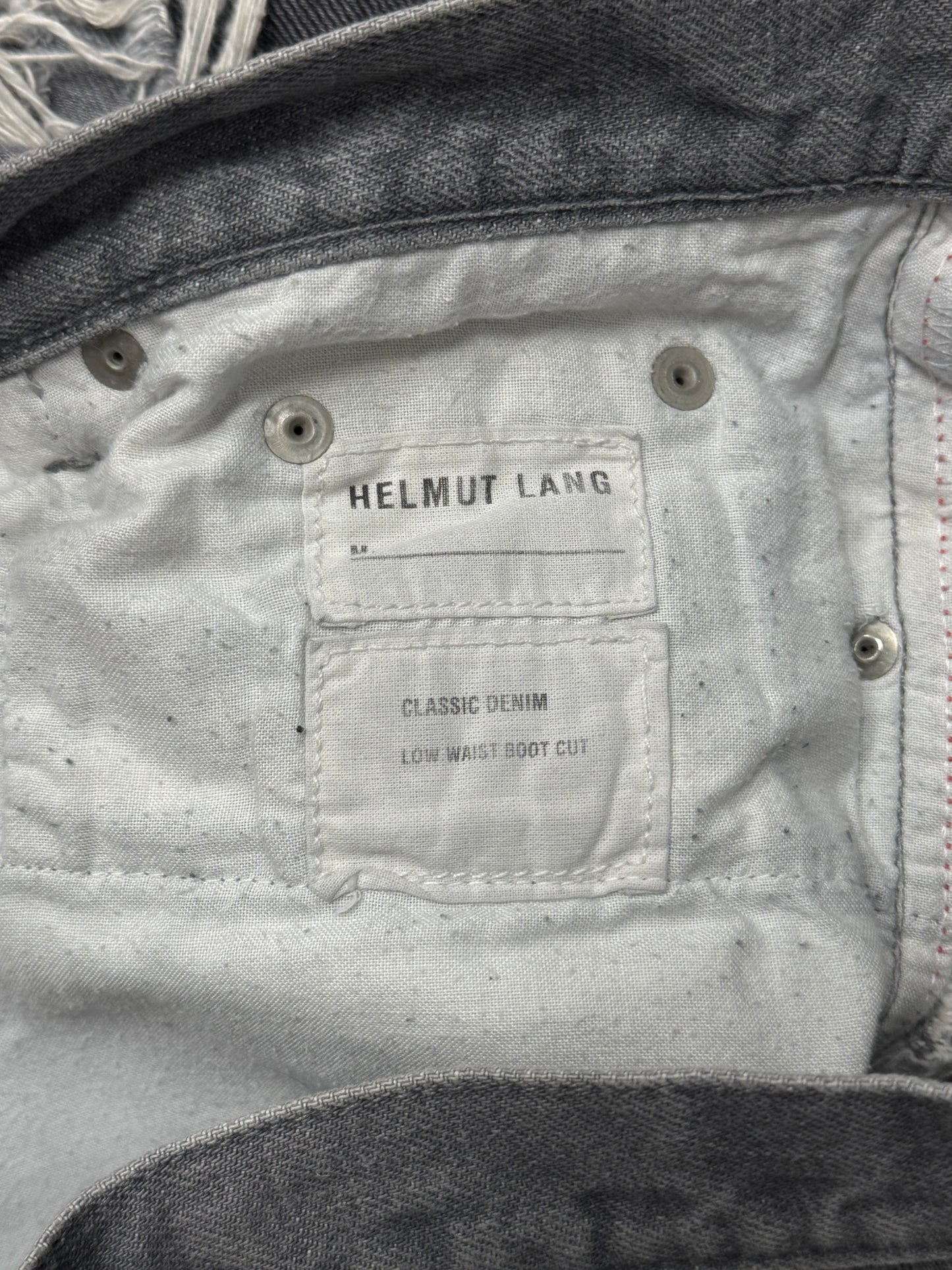 Vintage Helmut Lang Thrash Distressed Blowout Denim