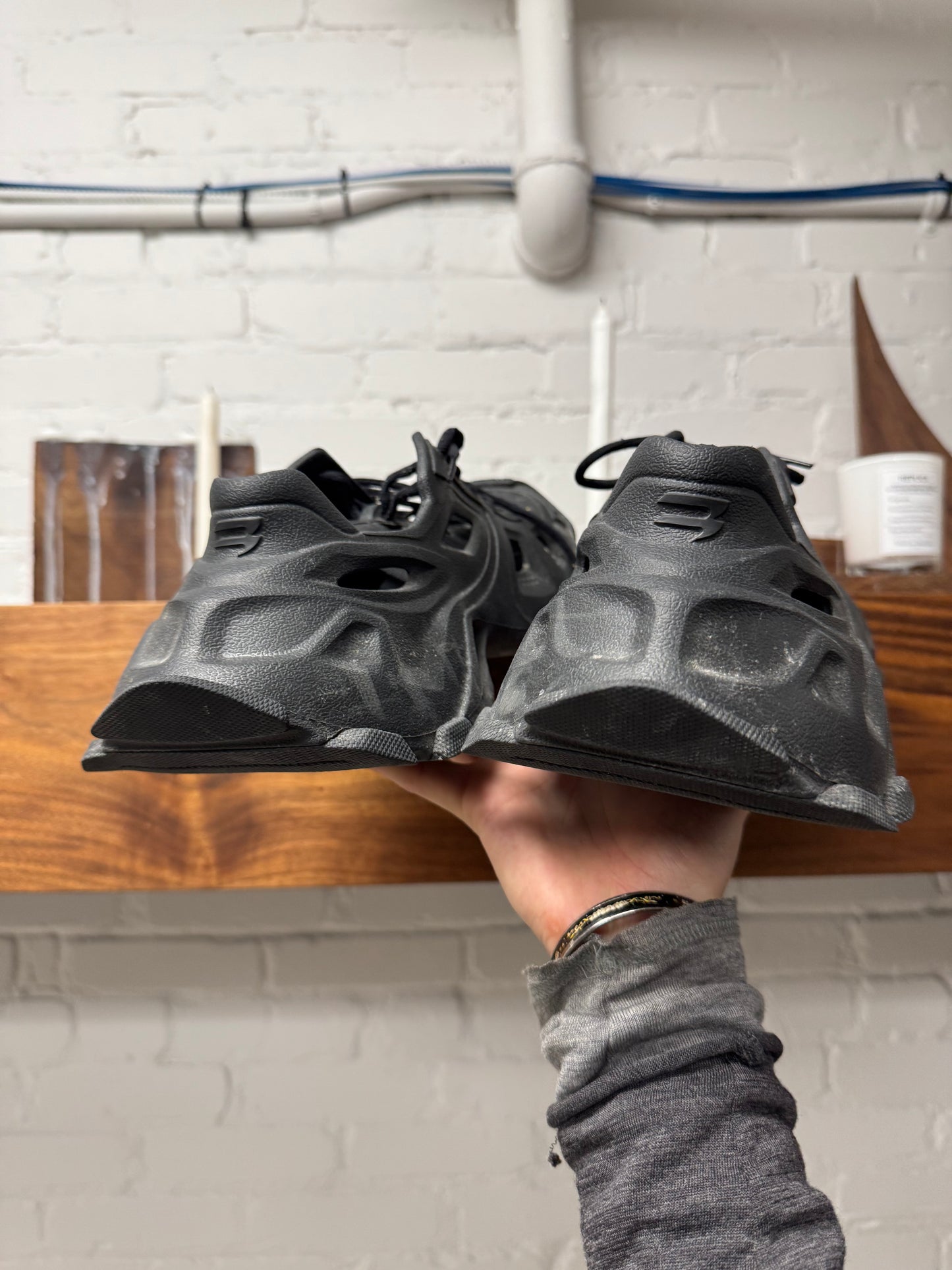 Balenciaga ‘HD’ Molded Black Mules
