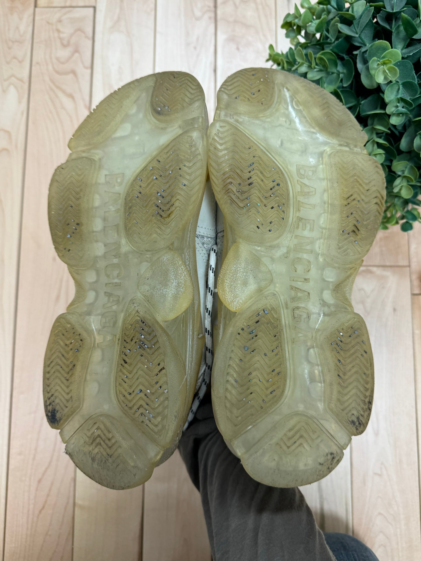 Balenciaga ‘Triple S’ Slate Grey Low Top Sneakers