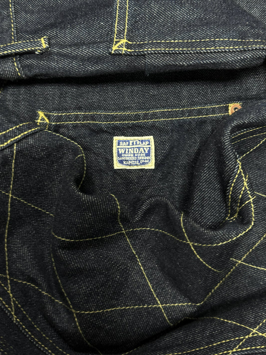 Kapital Double Knee Quilted Carpenter Denim