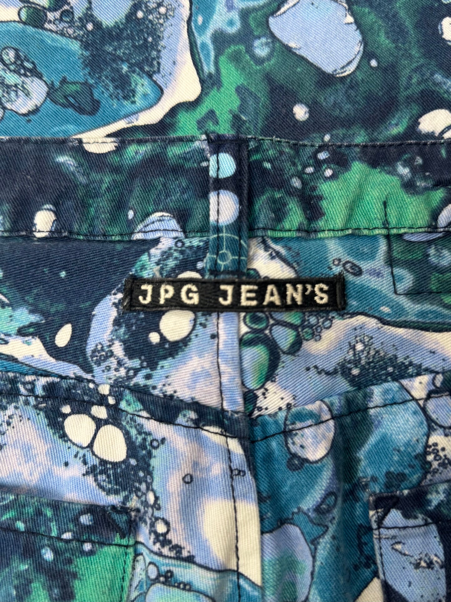 SS2003 Jean Paul Gaultier ‘Bacteria’ Full Print Denim