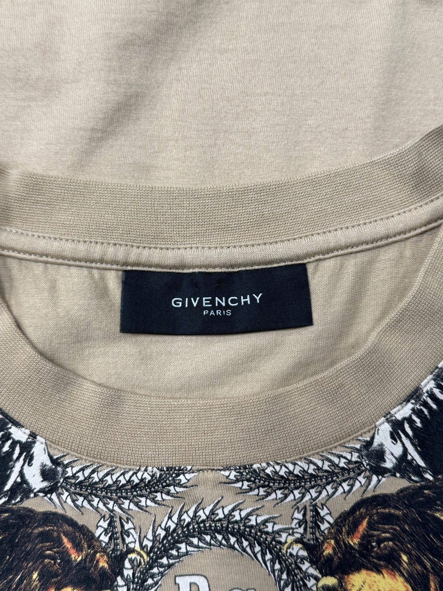AW2011 Givenchy by Ricardo Tisci ‘Rottweiler & Chains’ Crest Emblem T-Shirt