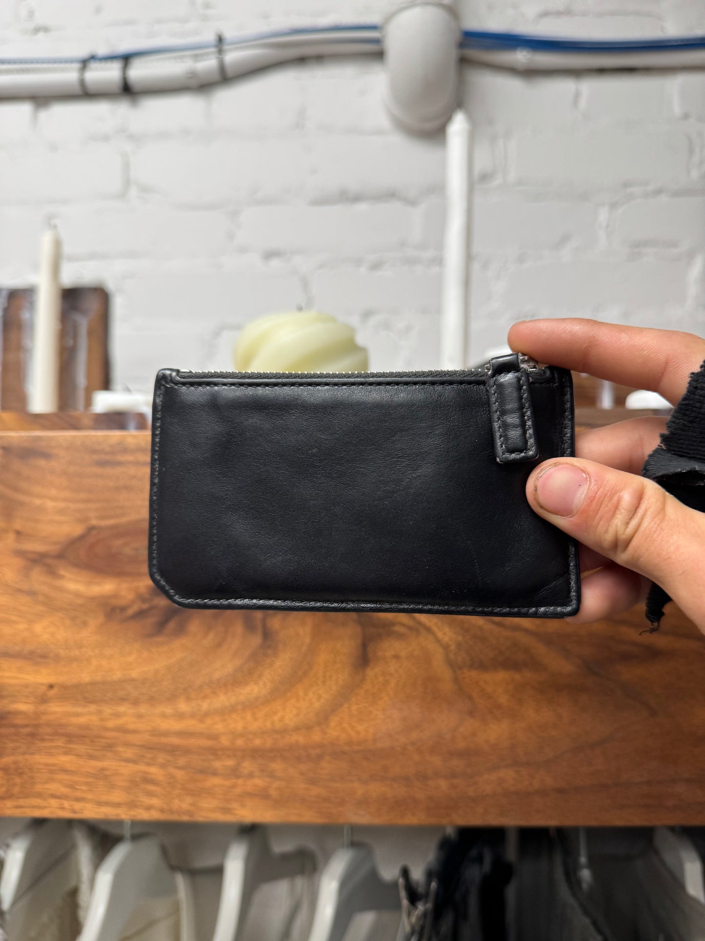 Saint Laurent Lambskin Leather Cardholder/Quick Wallet