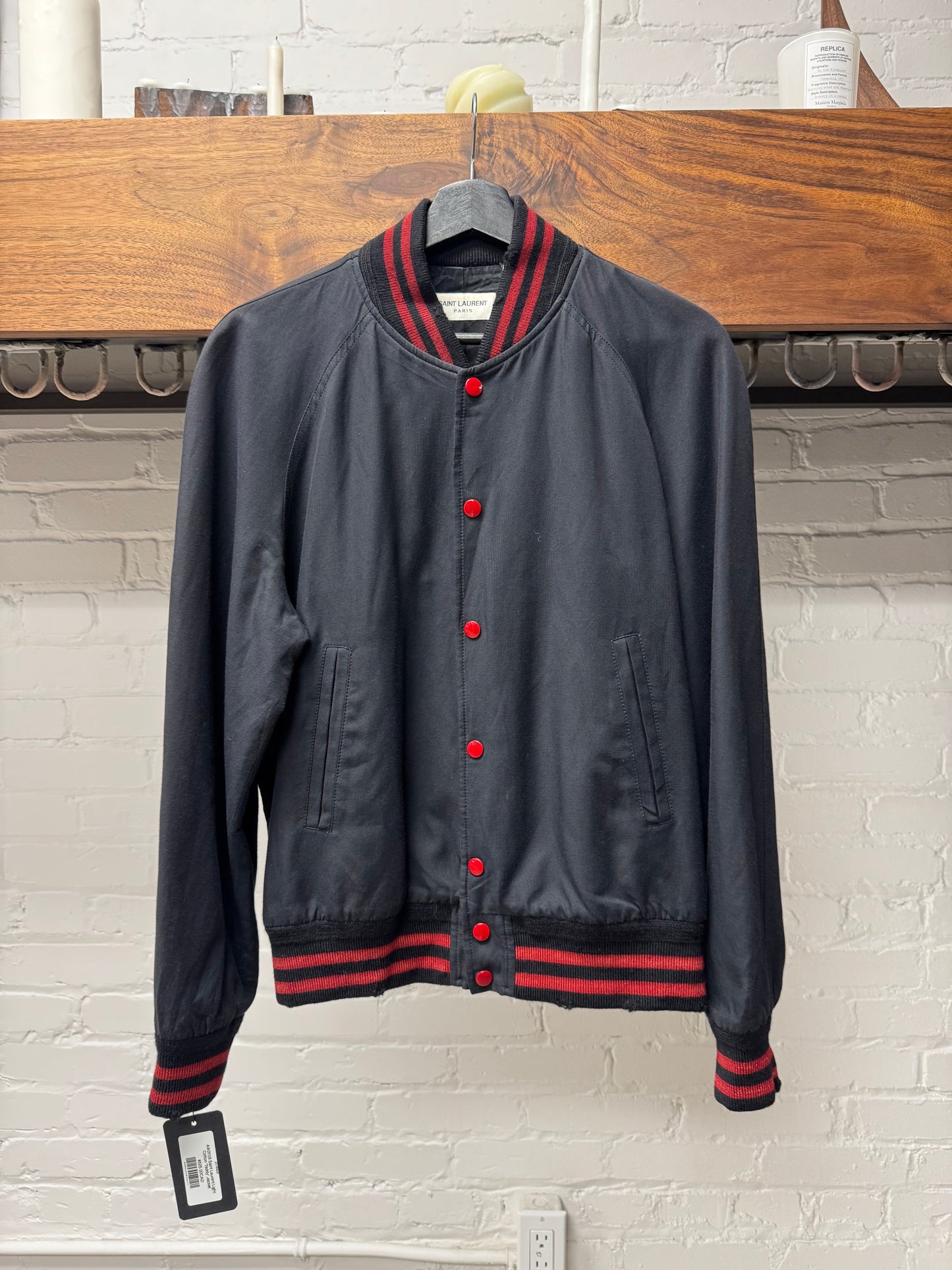 AW2016 Saint Laurent by Hedi Slimane Light Cotton ‘Teddy’ Jacket