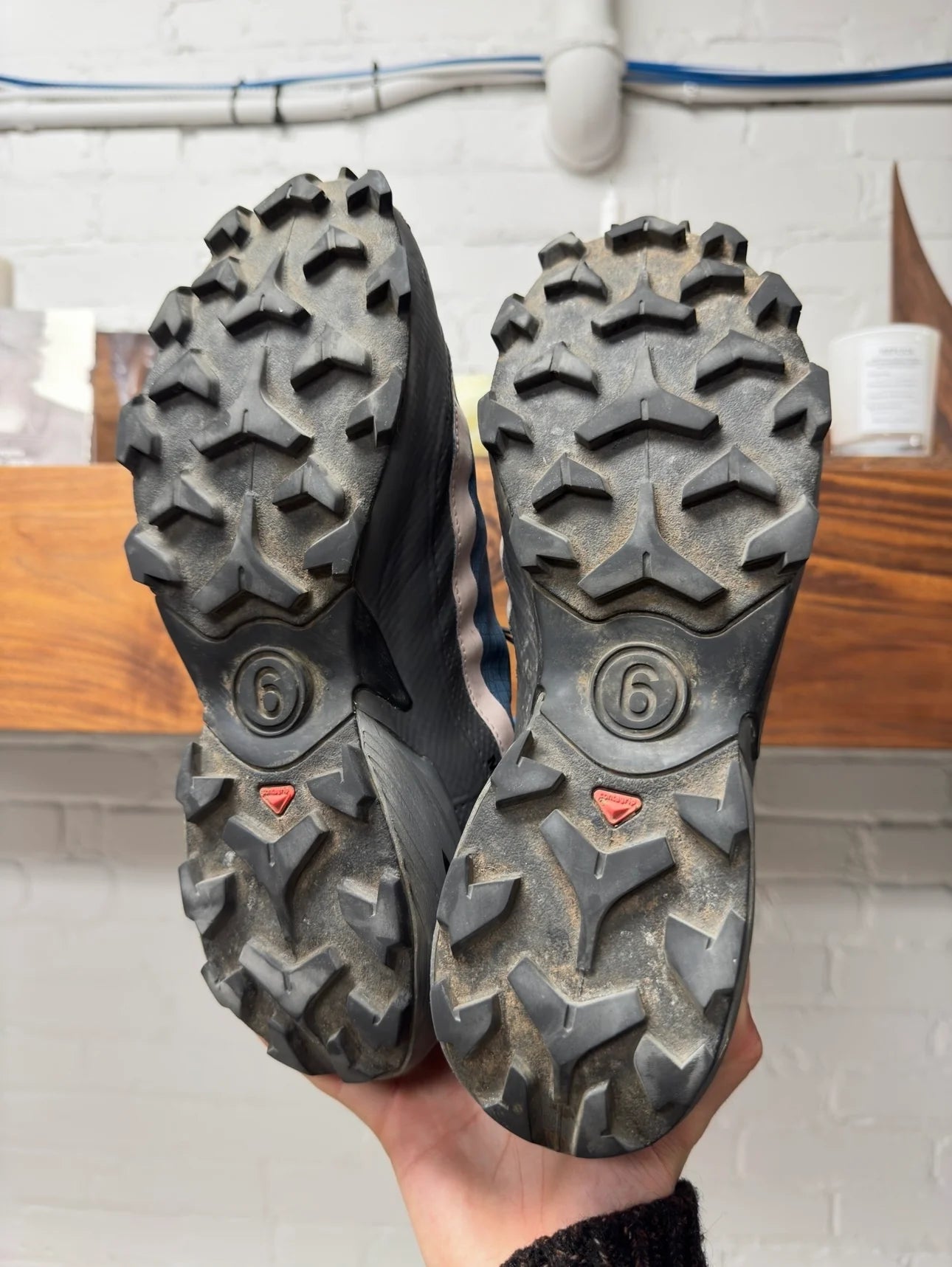 Maison Margiela x Salomon ‘Cross’ Blue/Grey Trail Sneakers