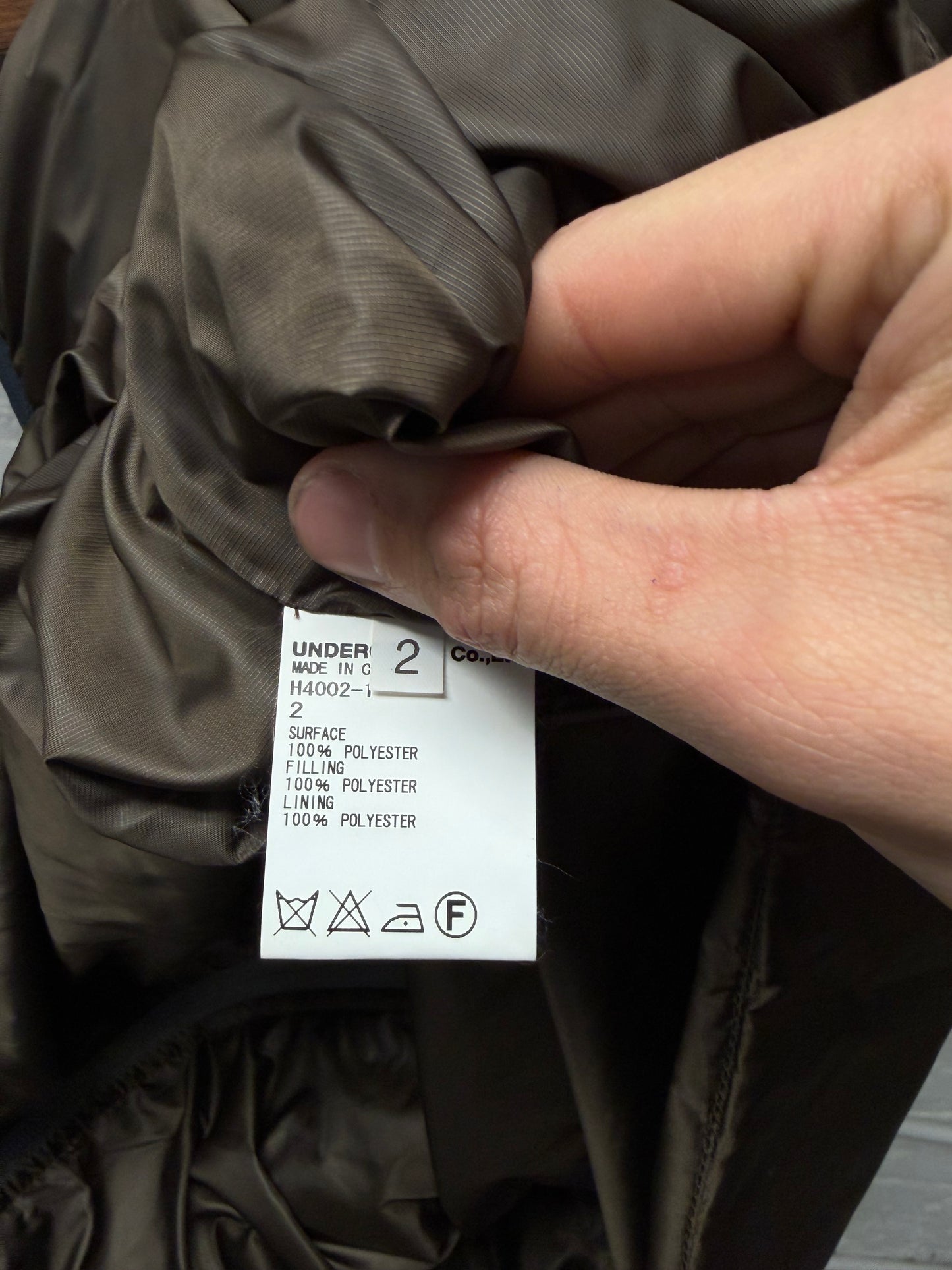 AW2011 Undercover ‘Underman’ Brown Down Filled Security Vest