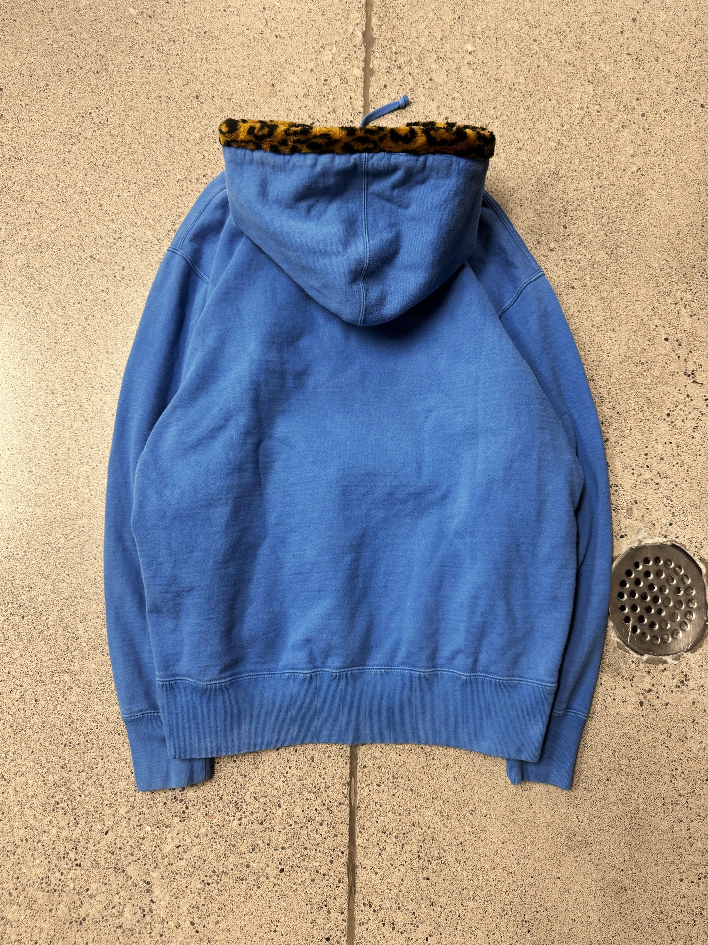AW2021 Supreme ‘Leopard Trim’ Hoodie