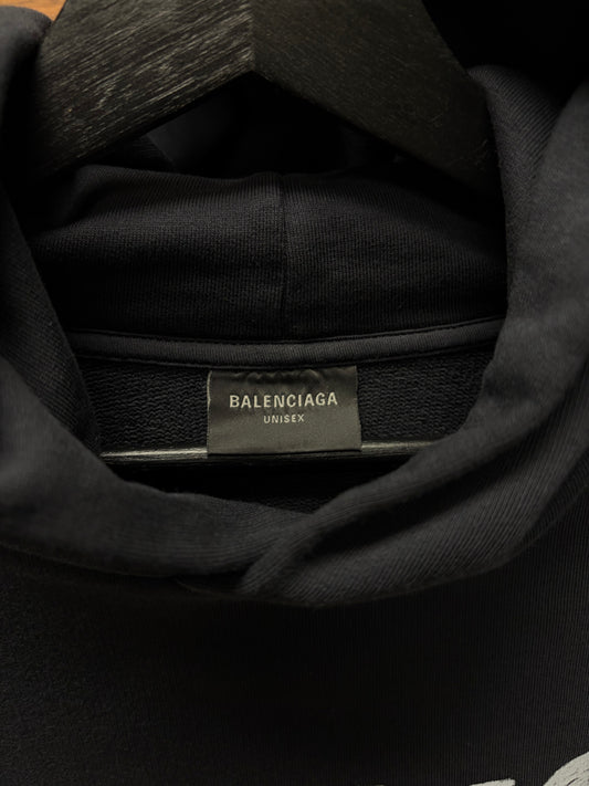 SS2024 Balenciaga ‘Paris Tropical’ Black Pullover Hoodie