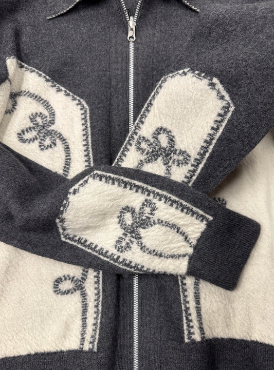 Yohji Yamamoto Y’s for Men Western Zip-Up Knit