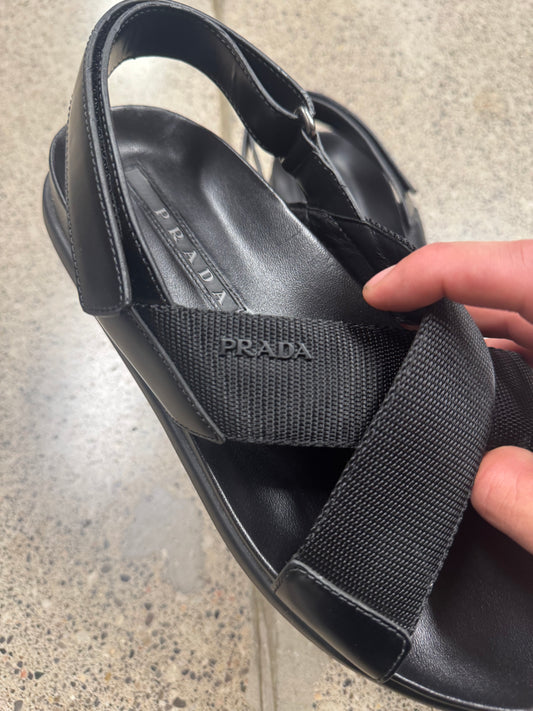 Prada Sport ‘Cross Strap’ Sandals