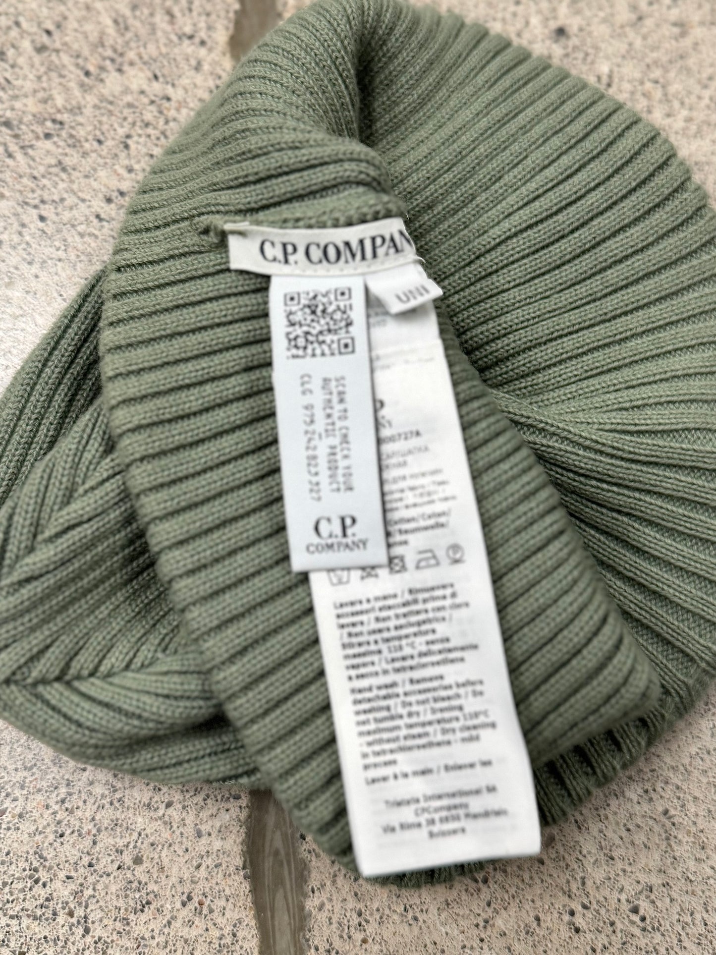 C.P. Company ‘Goggle’ Ribbed Beanie