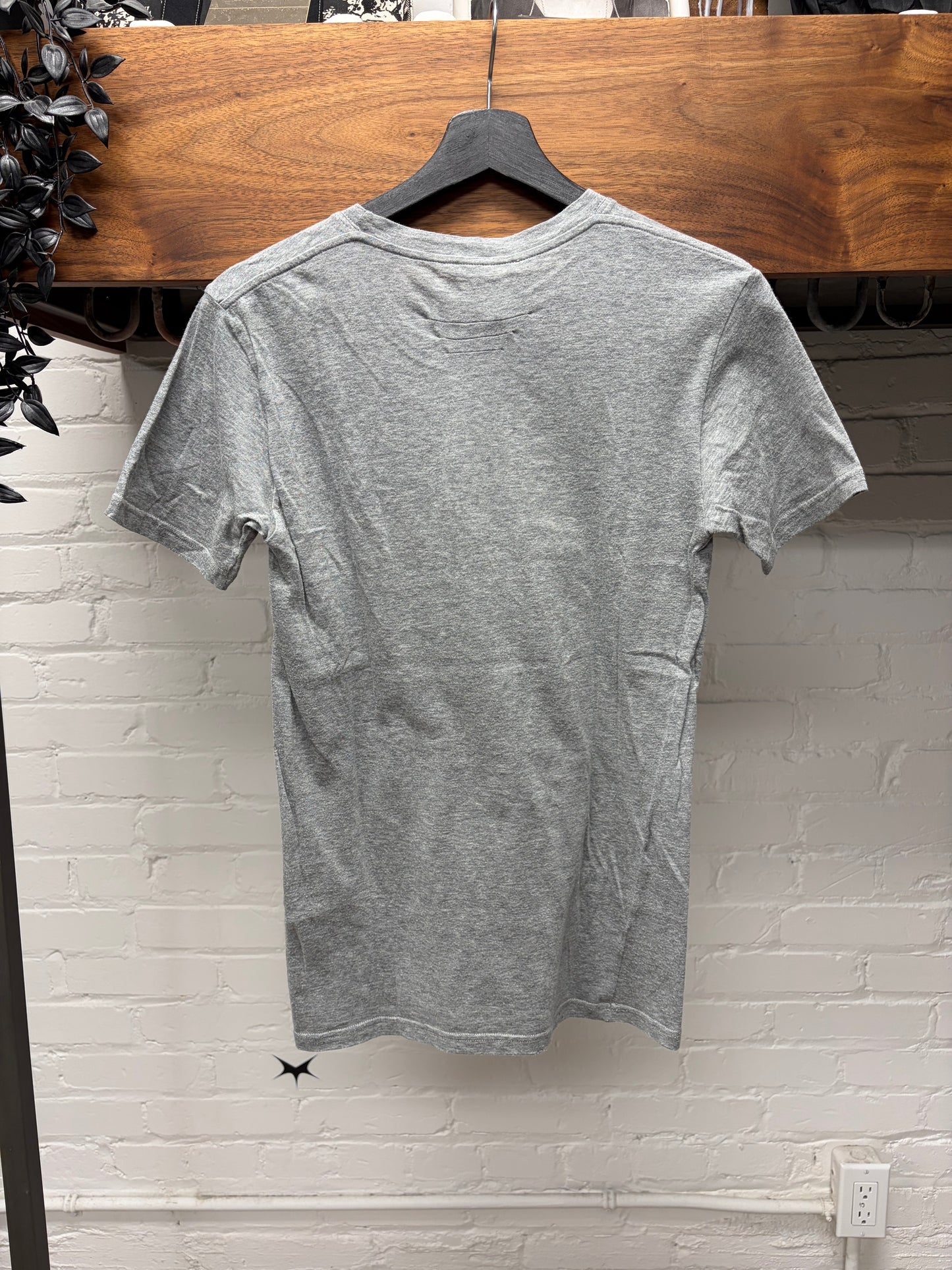 SS2017 Balmain ‘Tribal Print’ Grey Cotton T-Shirt