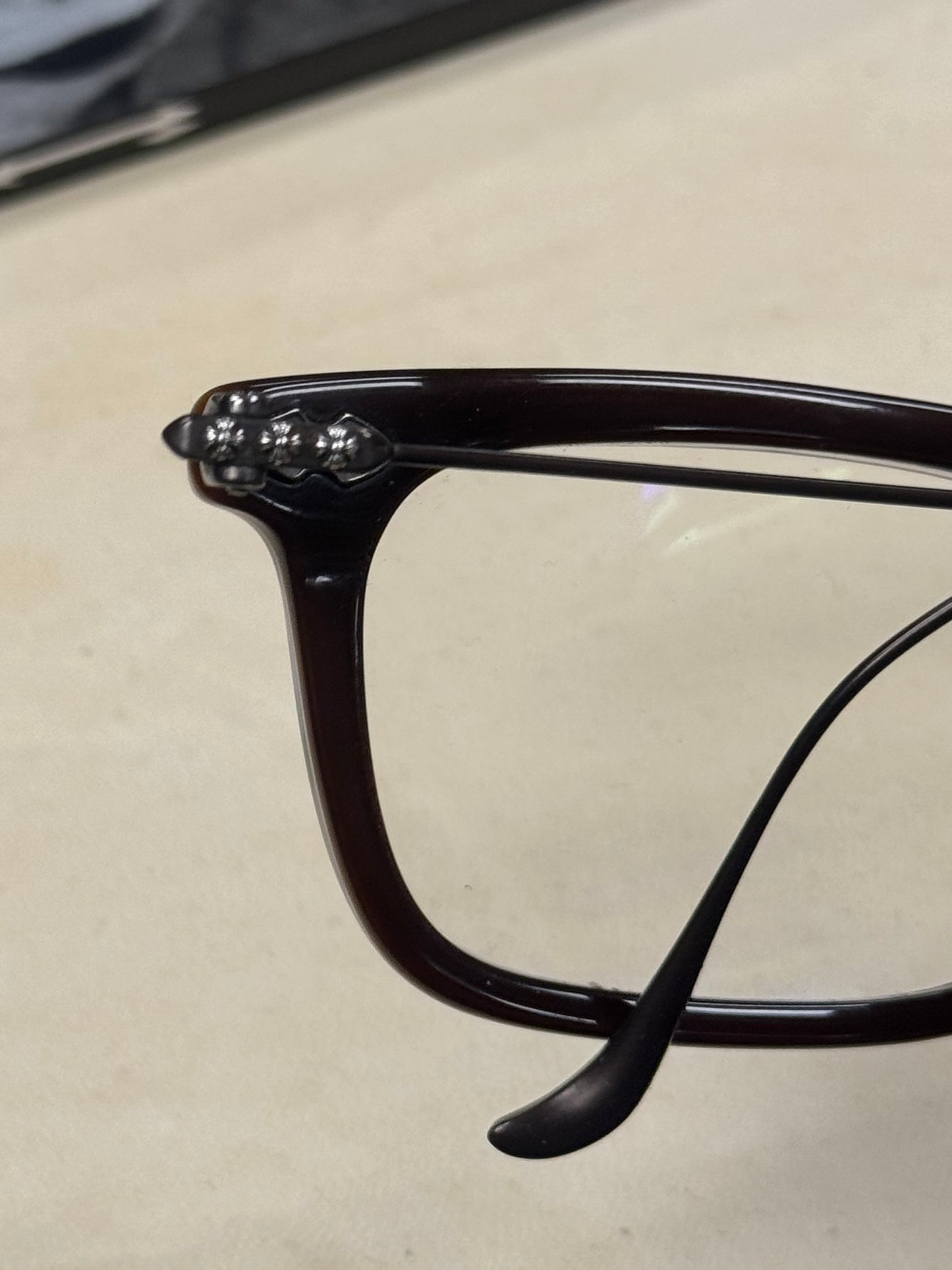 Chrome Hearts ‘Gash’ Brown/Black Gradient Prescription Glasses