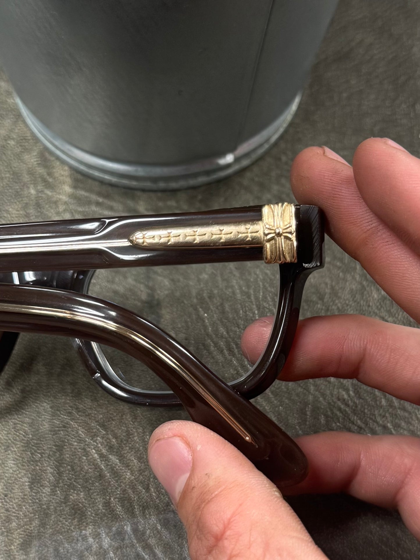 Chrome Hearts 18K Gold ‘Pen-15’ Prescription Frames